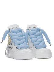 CALIPSO – Lacets tubulaires bleu ciel