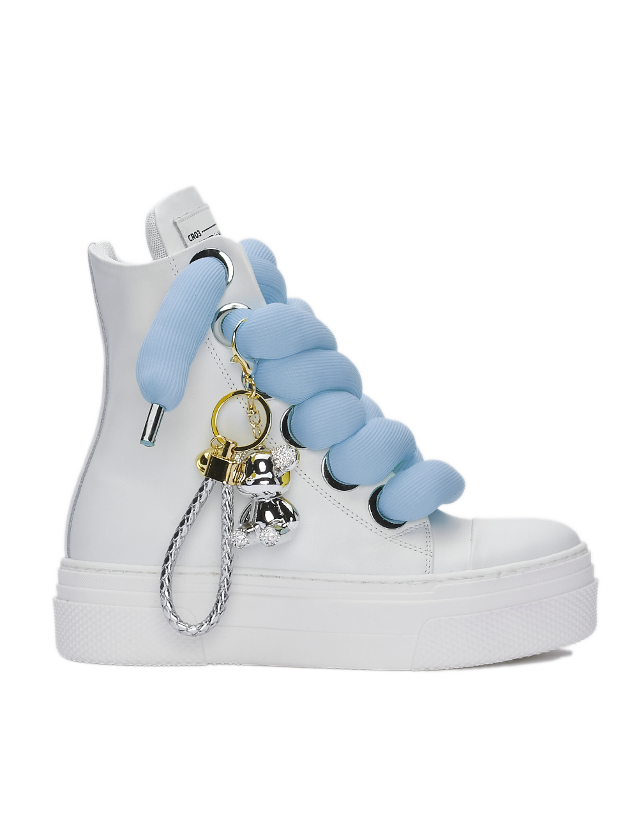 CALIPSO – Lacets tubulaires bleu ciel