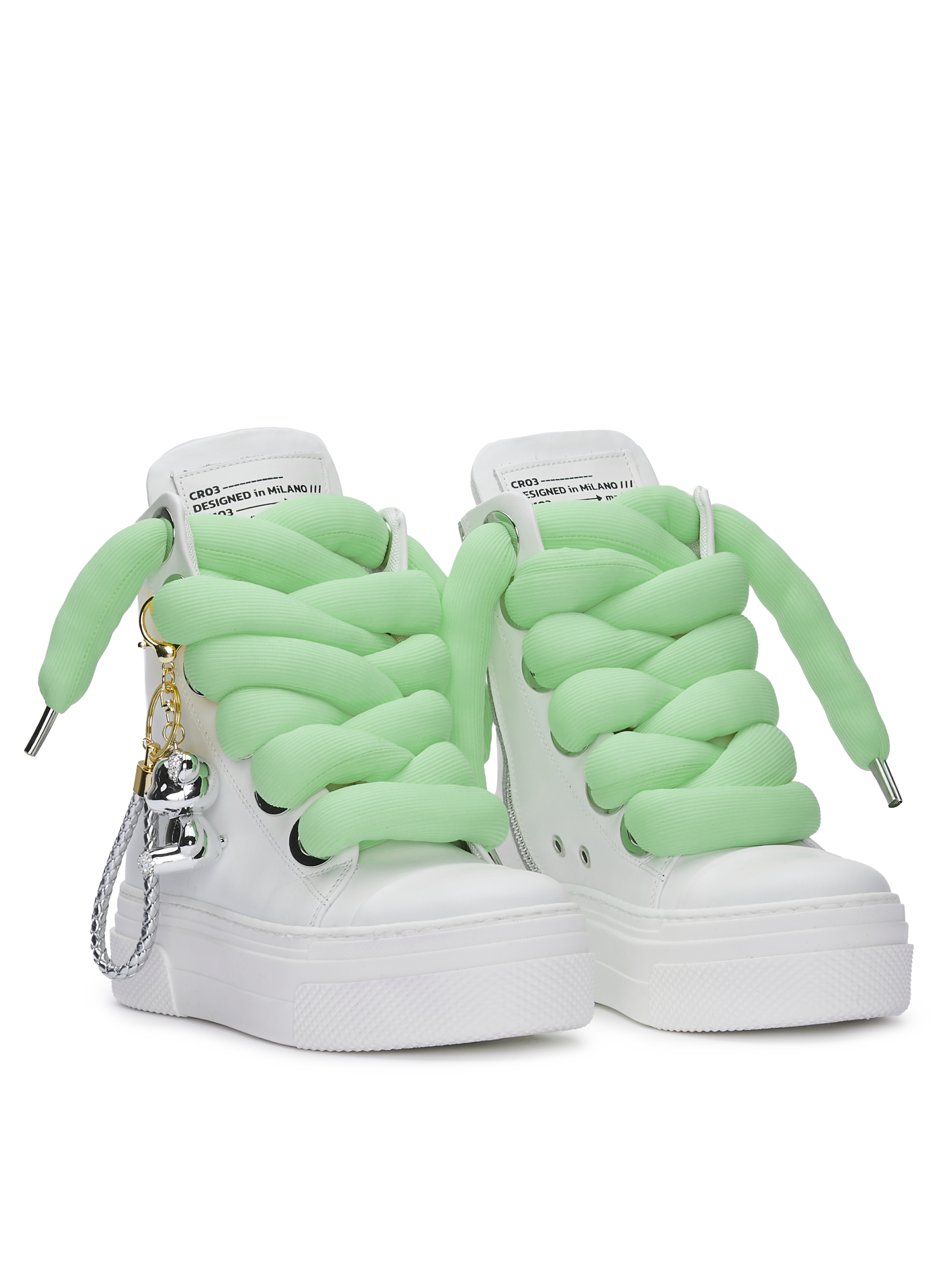 CALIPSO – Lacets tubulaires verts