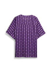 T-shirt American 03 à étoiles — Violet