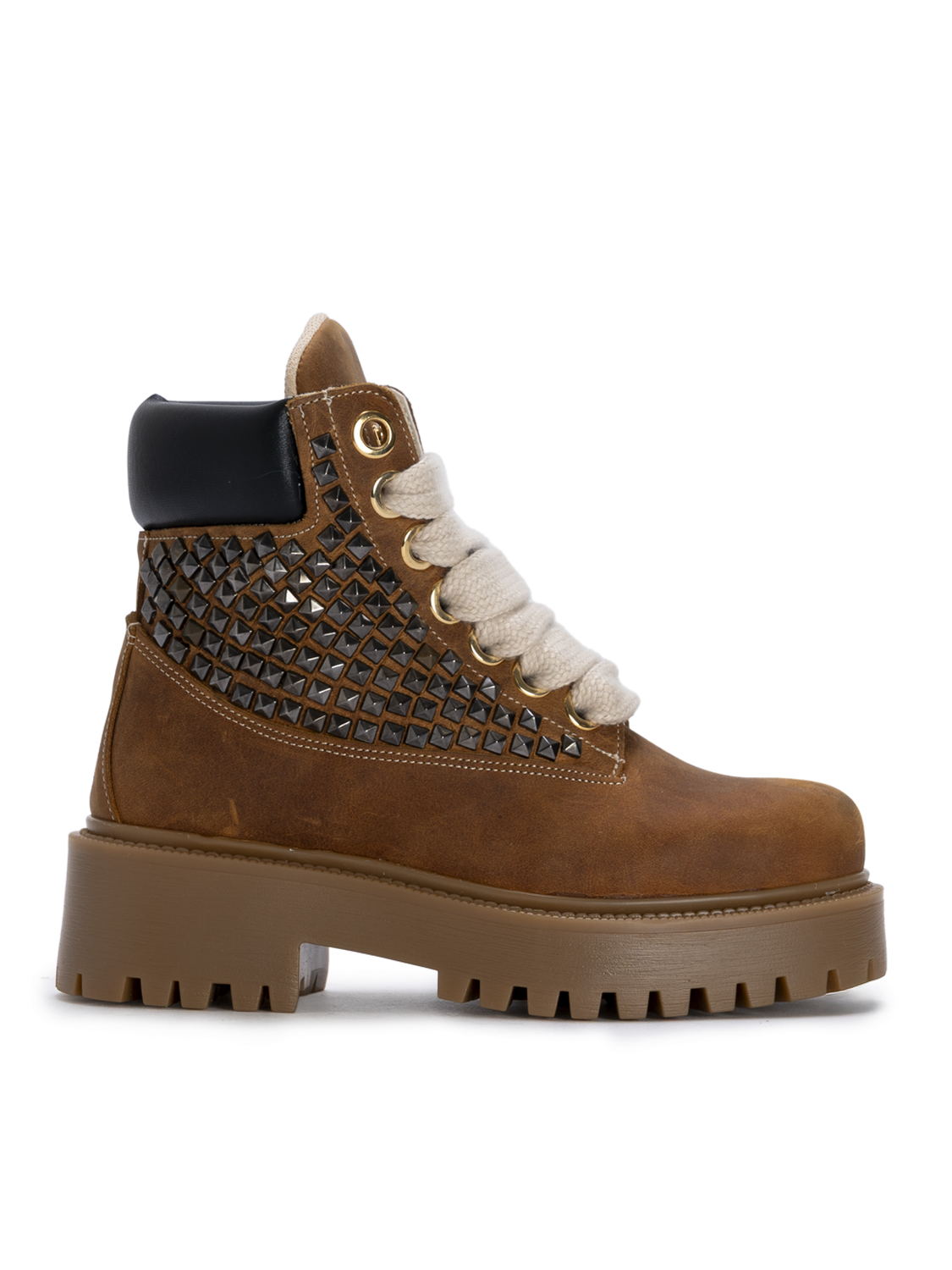 STARBOOT CUSTOM – Brown Pyramid Stud Edition