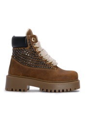 STARBOOT CUSTOM – Brown Pyramid Stud Edition