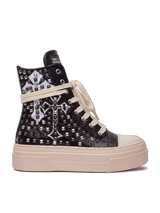 CALIPSO COCO - Black Cross Studs