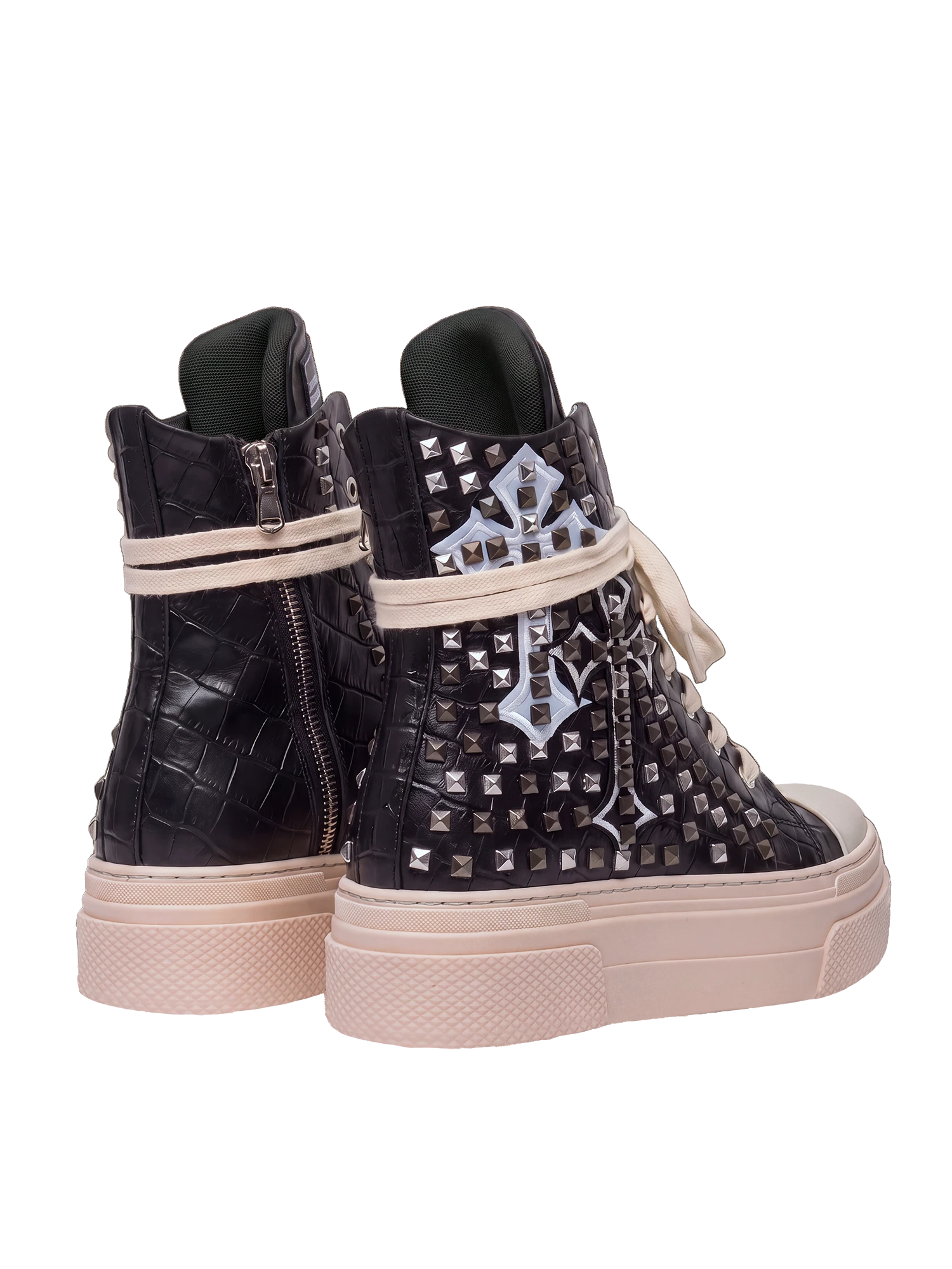 CALIPSO COCO - Black Cross Studs