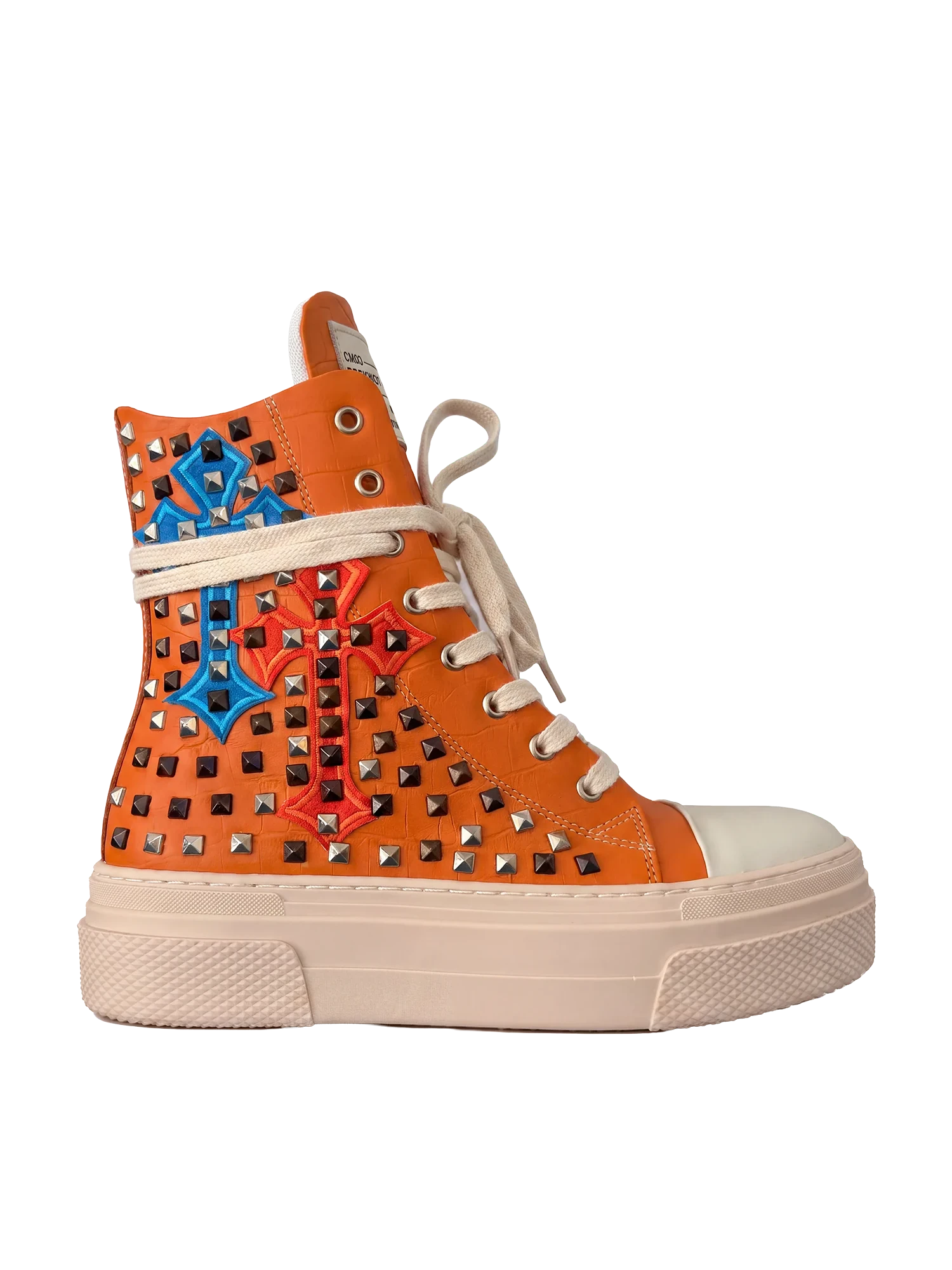 CALIPSO COCO - Orange Cross Studs