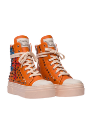 CALIPSO COCO - Orange Cross Studs