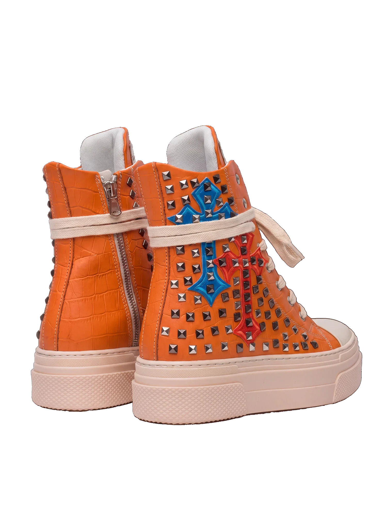 CALIPSO COCO - Orange Cross Studs