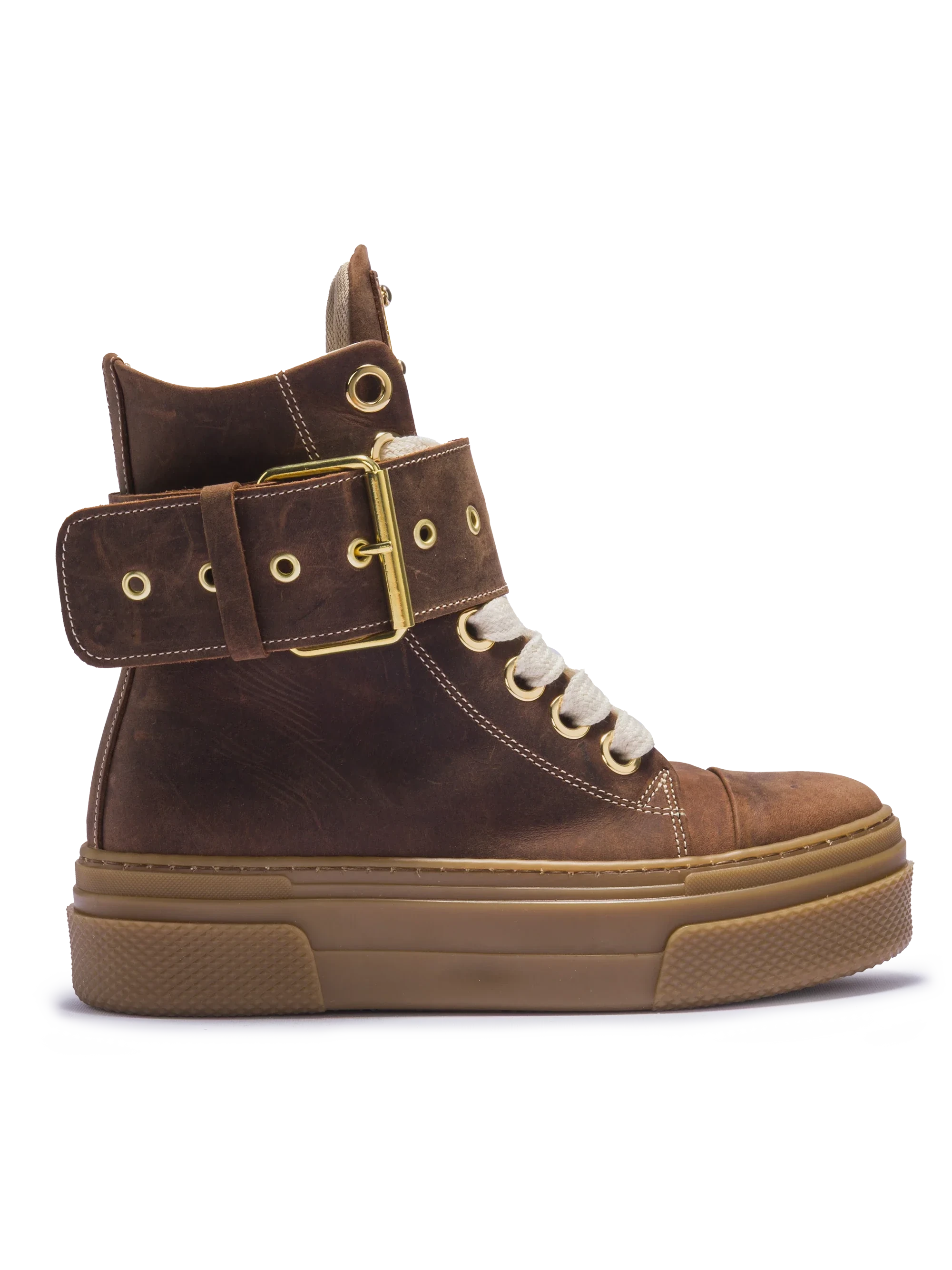 CALIPSO – Édition Ceinture Nubuck Marron Foncé