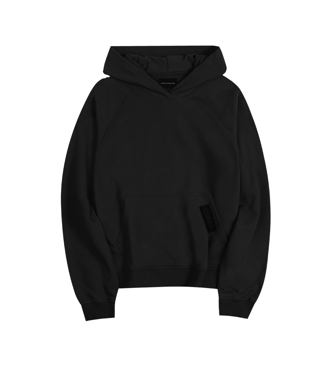 "CR03" Black Hoodie-Hoodie-CRISTIANZEROTRE