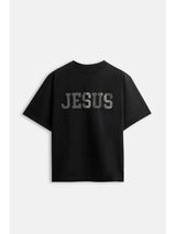 T-shirt CR03 Jesus Strass – Édition Noire