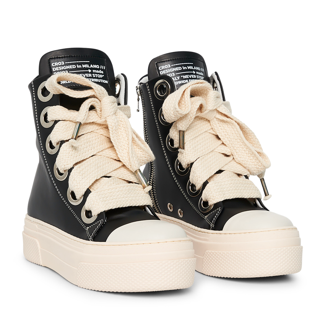 Calipso 300 – Classic Black Leather-Sneaker-CRISTIANZEROTRE