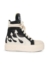 CALIPSO FLAME – Baskets montantes noires et blanches