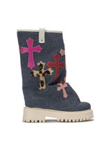 CHUNKY CROSS – Bleu denim