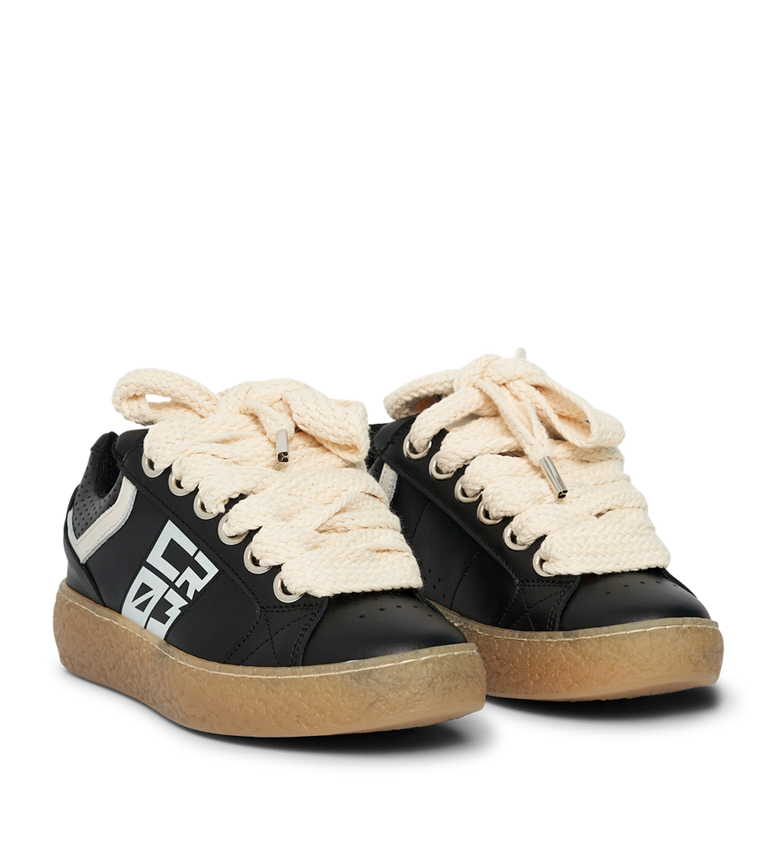 Dude – Black Leather-Sneaker-CRISTIANZEROTRE