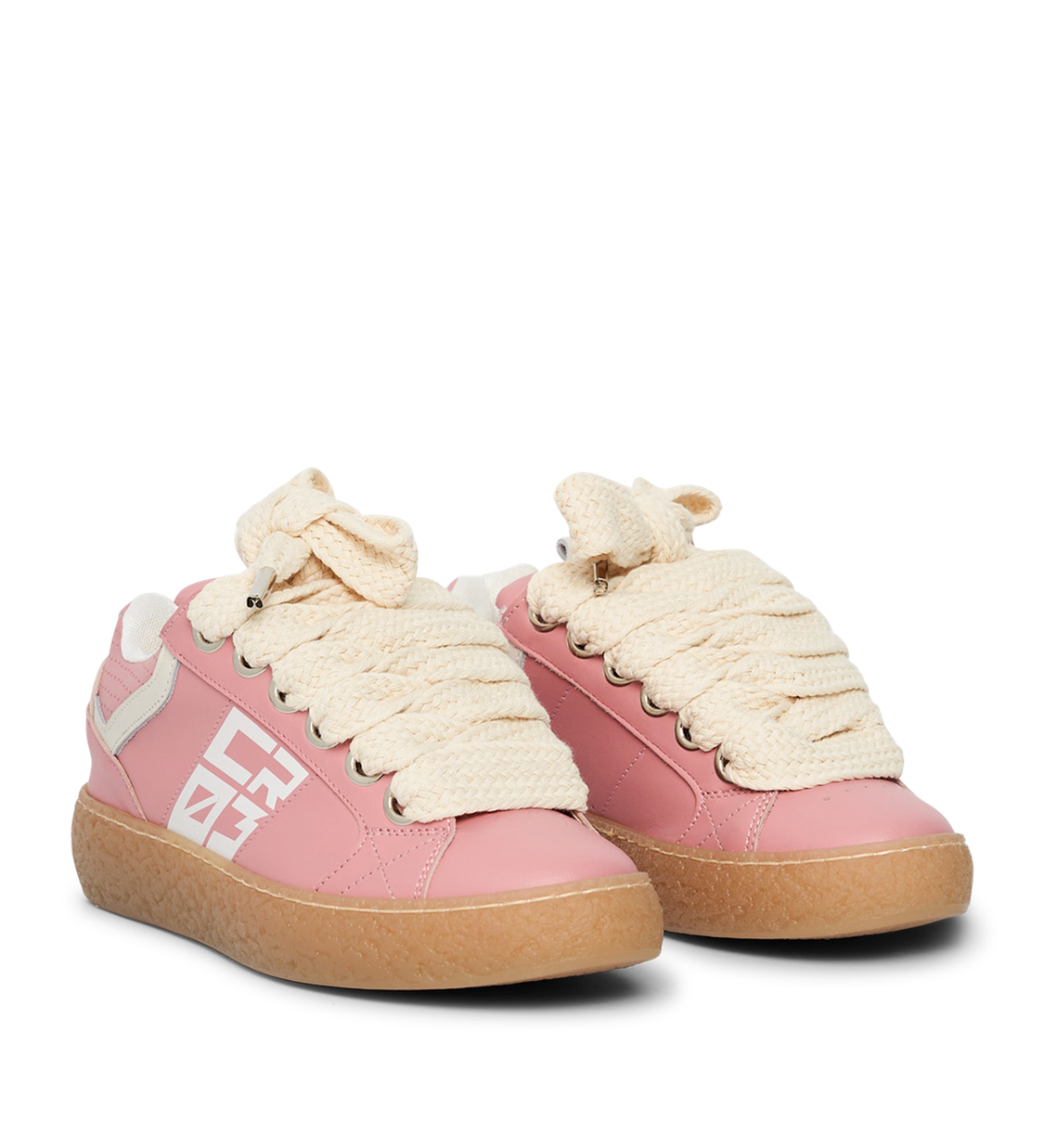 Dude – Pink Leather-Sneaker-CRISTIANZEROTRE
