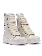 MIRAGE – Cuir crème avec lacets crème