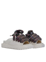 Sandal - Cream Leather - LT Multicolor