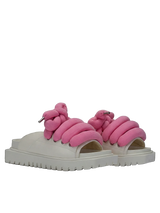 Sandal - Cream Leather - LT Pink