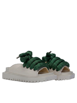 Sandale — Cuir crème — LT Vert