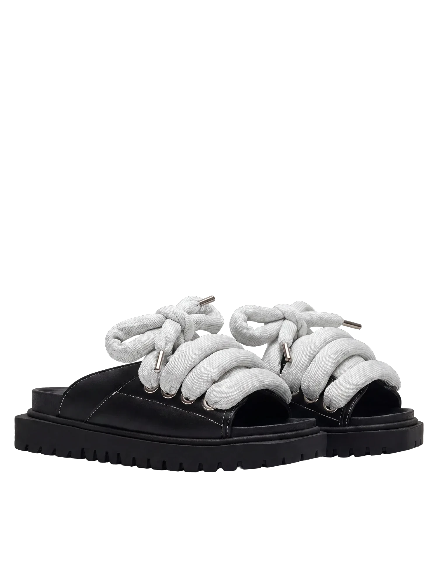 Sandal - Black Leather - LT Ice
