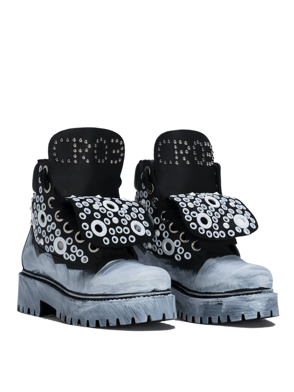 STARBOOT CUSTOM – Édition Œillets Peints Blancs