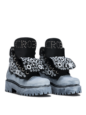 STARBOOT CUSTOM – Édition Œillets Peints Blancs