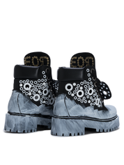 STARBOOT CUSTOM – Édition Œillets Peints Blancs