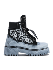 STARBOOT CUSTOM – Édition Œillets Peints Blancs